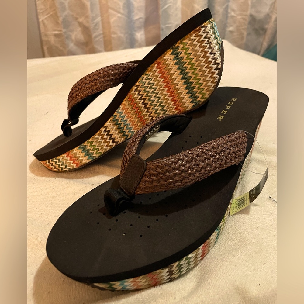 Roper Women's Colorful Wedge Sandals